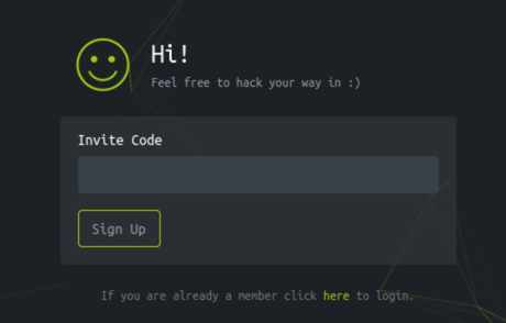 Sign Up _Hack The Box