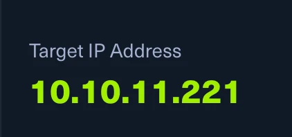 Target IP Address _Hack The Box