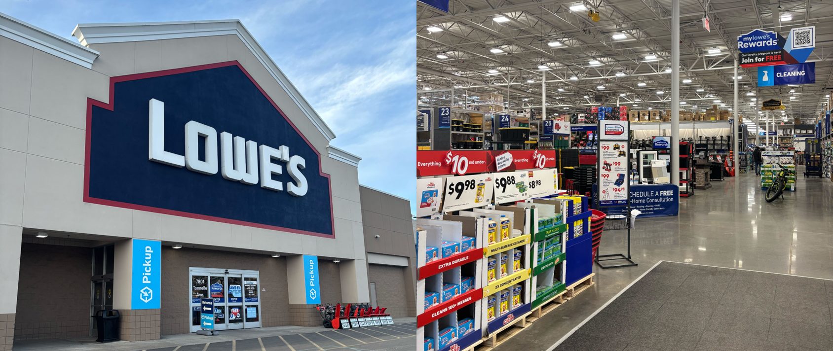 Lowe’ｓの実際の店舗